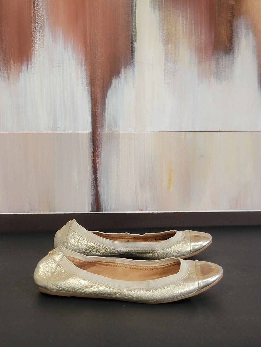 Coach Ballet Flats Womens - 5.5 B - Dalia Cuba Met Mirror